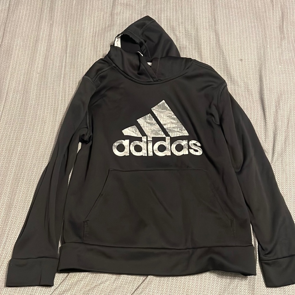 Adidaa size Medium boys hoodie black